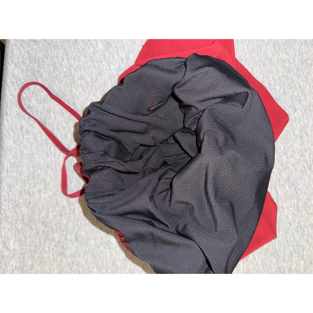 Lululemon Men Red Surge Running Shorts Red 6" Inseam Athletic Lightweight - Picture 4 of 6